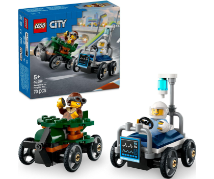 Klocki LEGO® LEGO City 60459 Zestaw wyścigówek: samolot kontra łóżko szpitalne